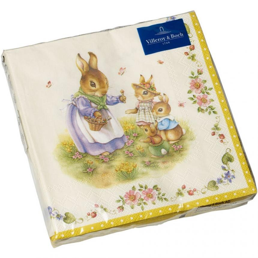 Easter Accessoires Lunch Napkin Family